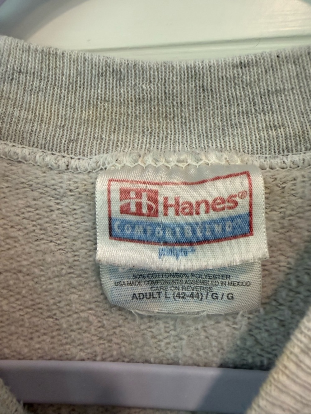 Vintage Louisiana State Police Sweatshirt Hanes Adult Large Gray Crewneck - Picture 3 of 4
